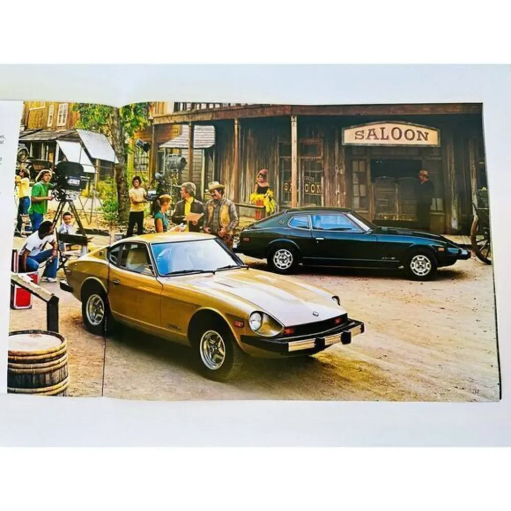 1978 DATSUN DLX COLOR CATALOG Brochure 18 Page 280Z Trucks‎ 510 200SX Nissan